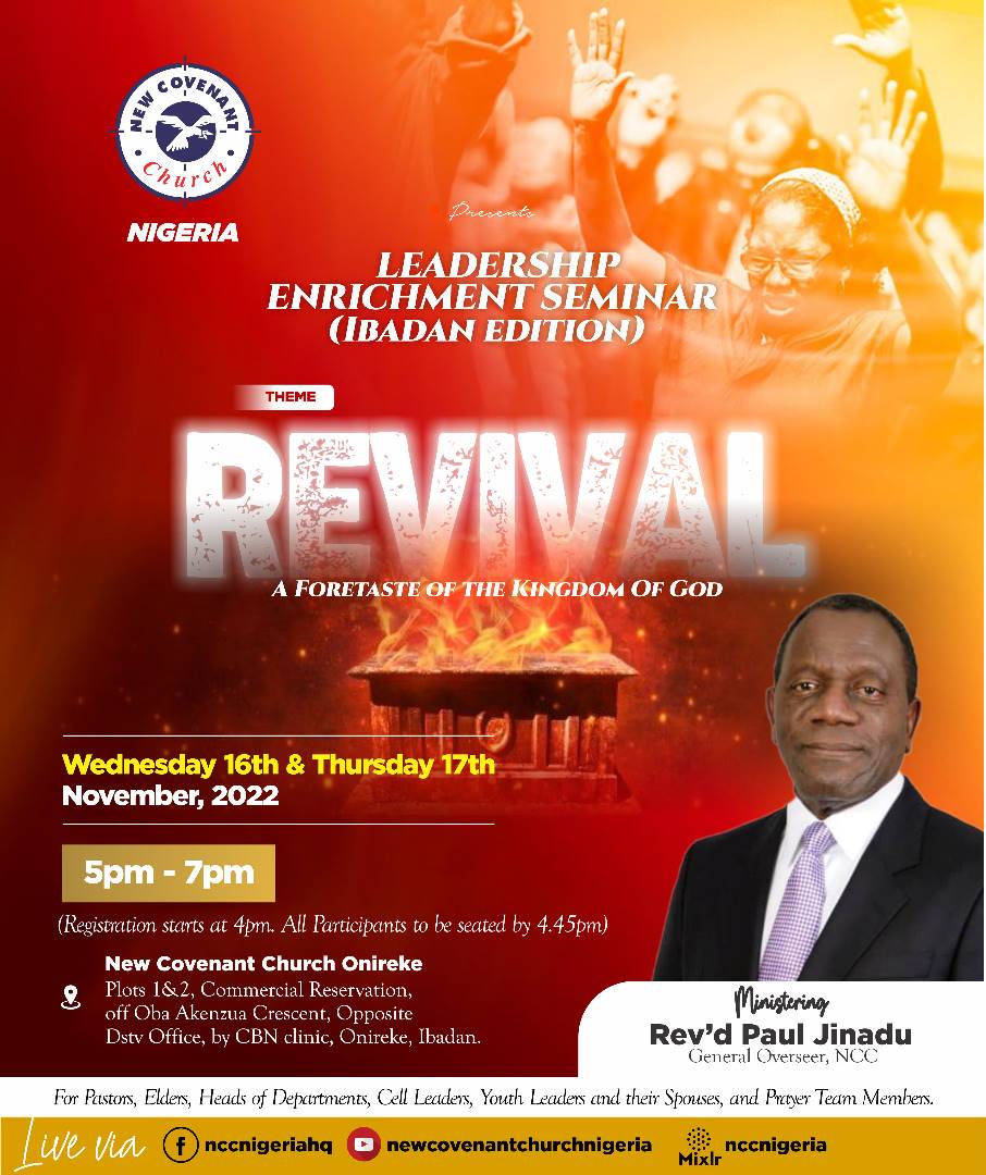 Leadership Enrichment Seminar 2022: Revival: A Foretaste of the Kingdom ...